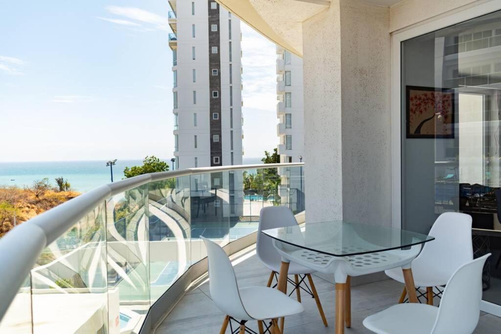 M3 Lujoso Y Comodo Departamento Con Playa 2 Piscinas Cancha De Tenis Jacuzzi Seguridad 24 Horas マンタ エクステリア 写真