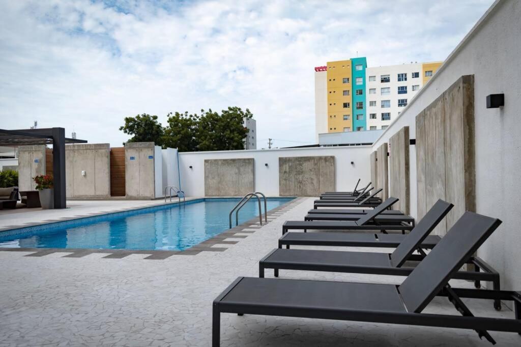 M3 Lujoso Y Comodo Departamento Con Playa 2 Piscinas Cancha De Tenis Jacuzzi Seguridad 24 Horas マンタ エクステリア 写真