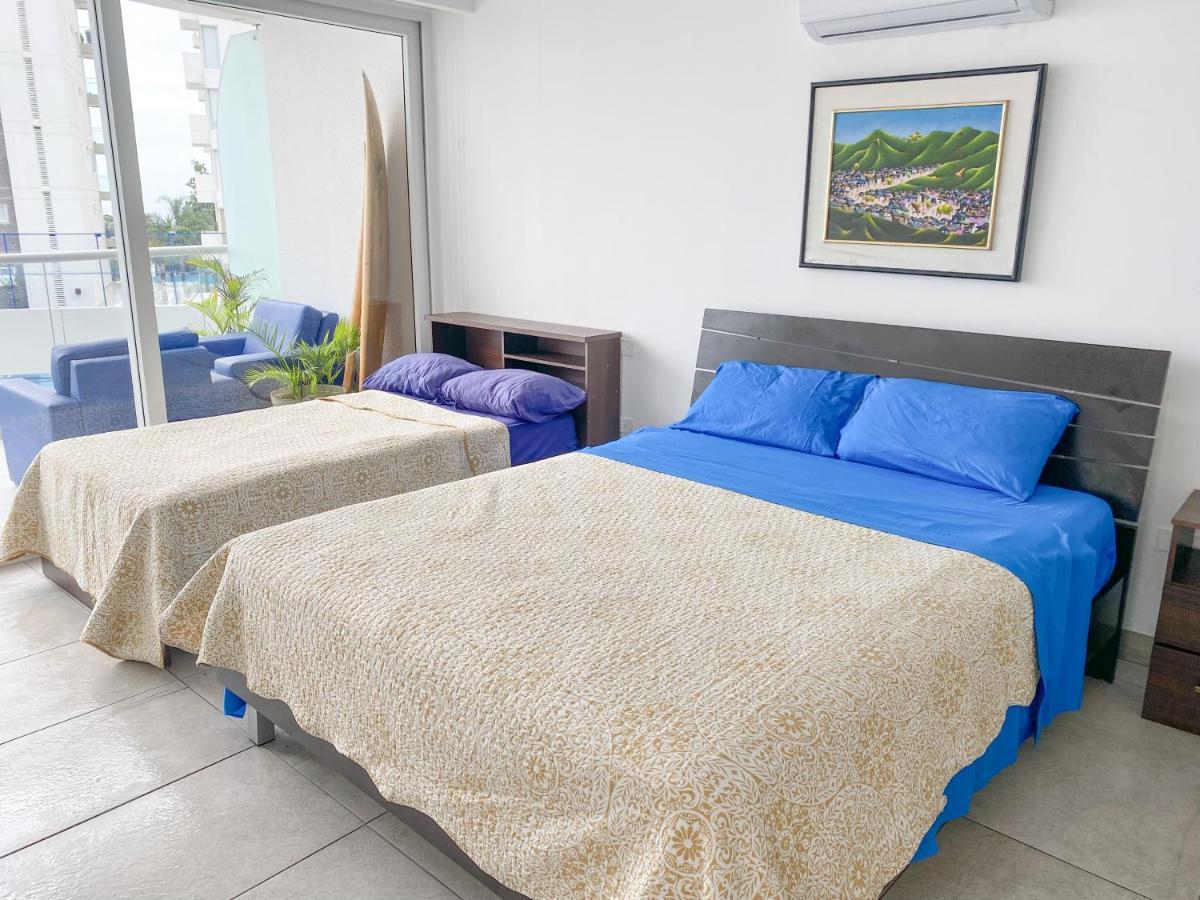 M3 Lujoso Y Comodo Departamento Con Playa 2 Piscinas Cancha De Tenis Jacuzzi Seguridad 24 Horas マンタ エクステリア 写真